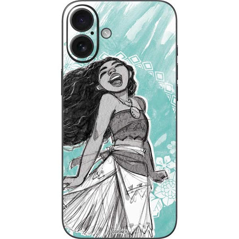 Disney Princess Moana Singing iPhone 16 Plus Skin