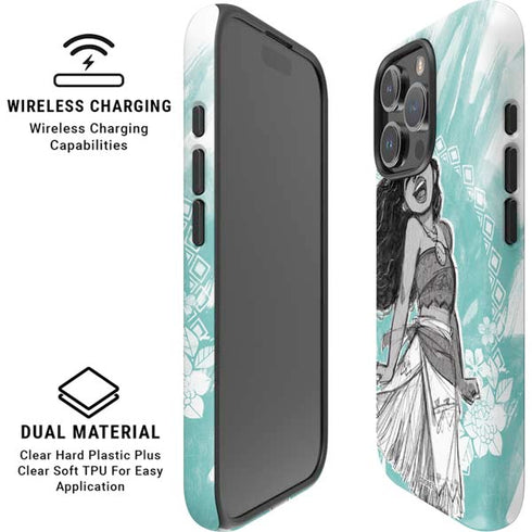 Disney Princess Moana Singing iPhone 16 Pro Magsafe Impact Case