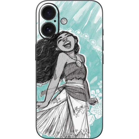 Disney Princess Moana Singing iPhone 16 Skin