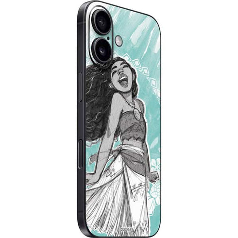 Disney Princess Moana Singing iPhone 16 Skin