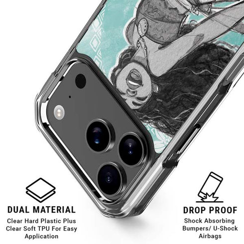 Disney Princess Moana Singing iPhone 18 Pro Clear Case