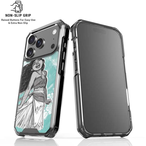 Disney Princess Moana Singing iPhone 18 Pro Clear Case