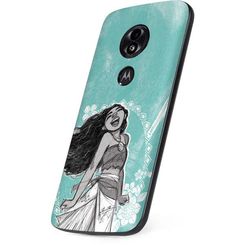 Disney Moana Singing Moto E5 Play Skin