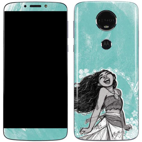 Disney Moana Singing Moto E5 Plus Skin