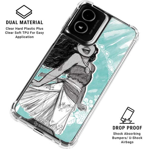 Disney Moana Singing Moto G Power 5G (2024) Clear Case