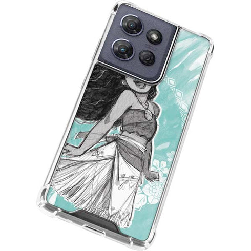 Disney Princess Moana Singing Moto G Power 5G (2025) Clear Case
