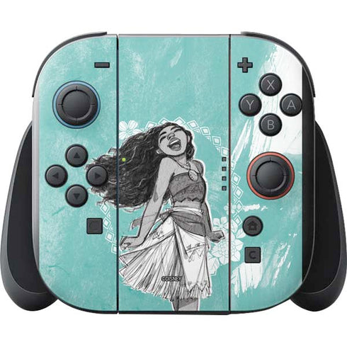Disney Princess Moana Singing Nintendo Switch 2 (2025) with Joy-Con Skin