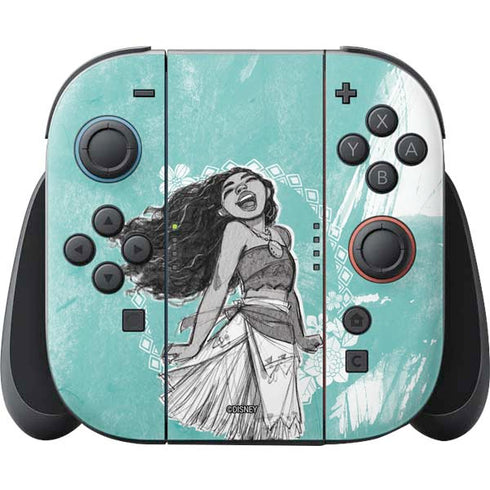 Disney Princess Moana Singing Nintendo Switch 2 (2025) Joy-Con Controller Skin