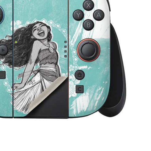 Disney Princess Moana Singing Nintendo Switch 2 (2025) Joy-Con Controller Skin