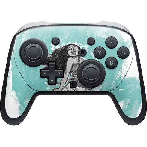 Disney Princess Moana Singing Nintendo Switch 2 (2025) Pro Controller Skin