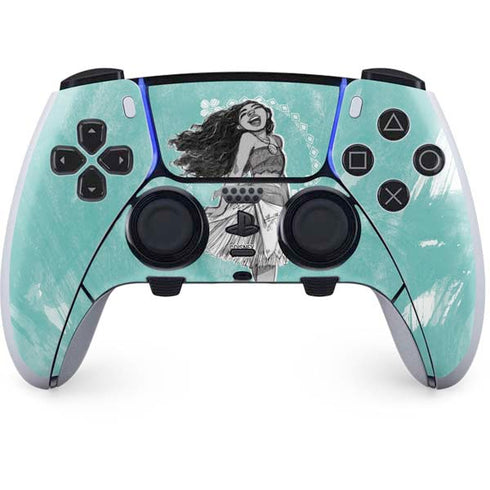 Disney Moana Singing PS5 DualSense Edge Pro Controller Skin