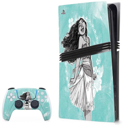 Disney Princess Moana Singing PlayStation PS5 Skins
