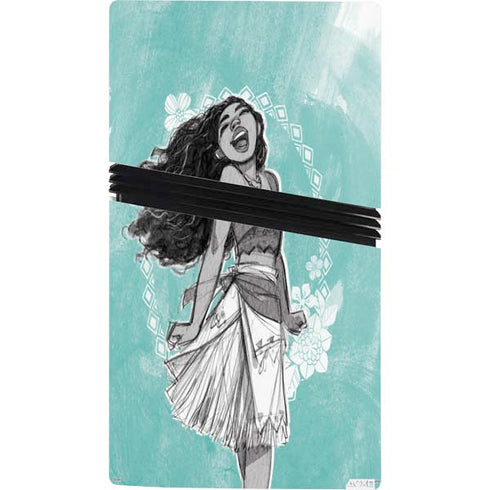 Disney Princess Moana Singing PS5 Pro Console Skin