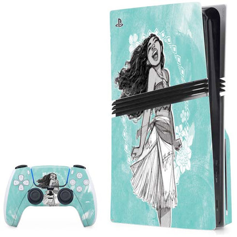 Disney Princess Moana Singing PlayStation PS5 Skins