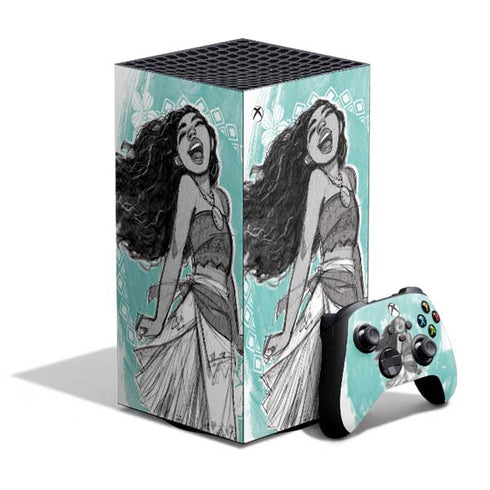 Disney Princess Moana Singing XBox Series X Digital Edition Bundle Skin
