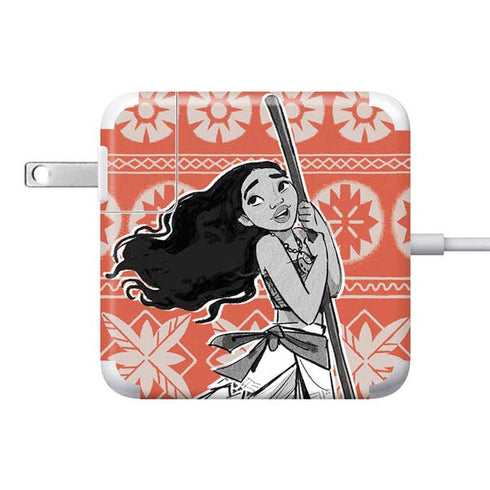 Disney Moana Character Tropical Print Art 85W Power Adapter (15 and 17 inch MacBook Pro Charger) Skin