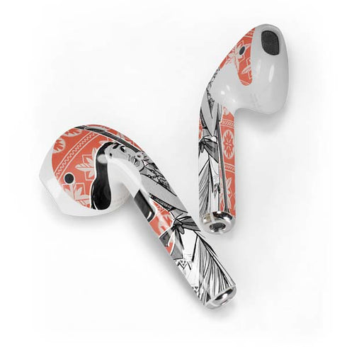 Disney Moana Character Tropical Print Art Apple AirPods Skin