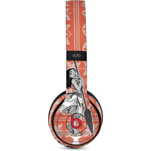 Disney Moana Character Tropical Print Art Beats Solo 3 Wireless Skin