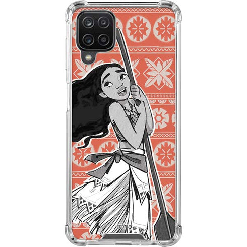 Disney Princess Moana Character Tropical Print Art Galaxy Cases