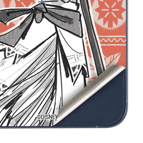 Disney Moana Character Tropical Print Art Galaxy A35 5G Skin