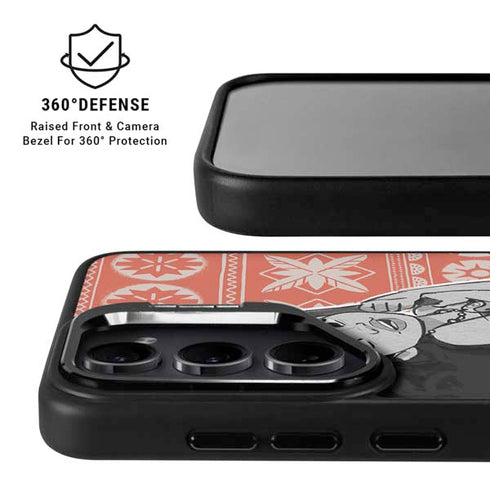 Disney Princess Moana Character Tropical Print Art Galaxy S24 Ultra Kickstand Case