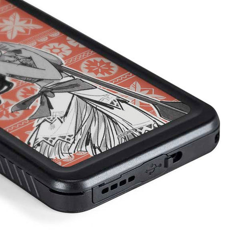 Disney Moana Character Tropical Print Art Galaxy S24 Waterproof Case
