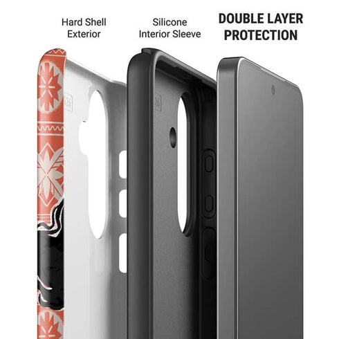Disney Princess Moana Character Tropical Print Art Galaxy S26 Plus Impact Case
