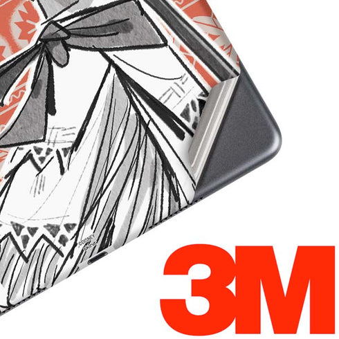 Disney Princess Moana Character Tropical Print Art iPad Skins