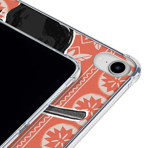 Disney Princess Moana Character Tropical Print Art iPad 11th Gen (2025) Clear Case