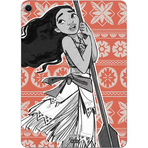 Disney Princess Moana Character Tropical Print Art Apple iPad Air Skin