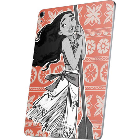Disney Princess Moana Character Tropical Print Art Apple iPad Air Skin