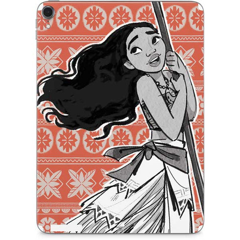 Disney Moana Character Tropical Print Art Apple iPad Pro Skin