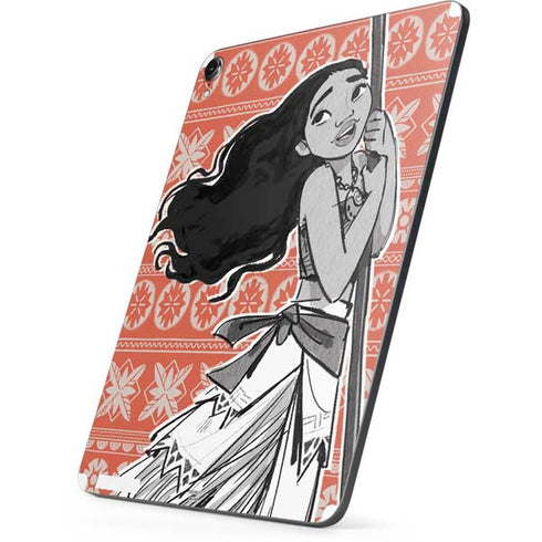 Disney Moana Character Tropical Print Art Apple iPad Pro Skin