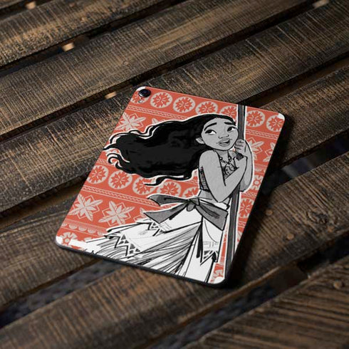 Disney Moana Character Tropical Print Art Apple iPad Pro Skin