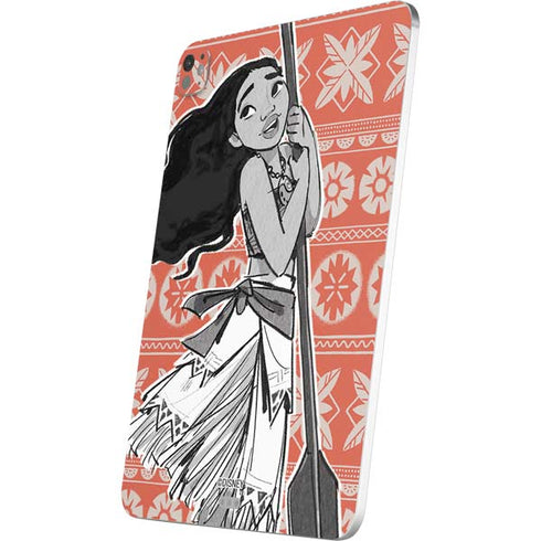 Disney Moana Character Tropical Print Art iPad Pro 13in M4 (2024) Skin