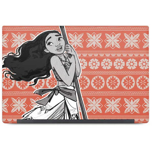 Disney Moana Character Tropical Print Art Dell Latitude Skin