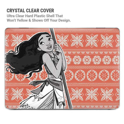 Disney Princess Moana Character Tropical Print Art MacBook Pro 14in (2021-24) Case plus Skin