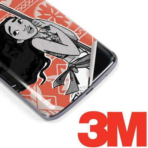 Disney Moana Character Tropical Print Art Moto E5 Plus Skin