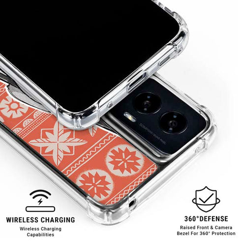 Disney Moana Character Tropical Print Art Moto G Power 5G (2024) Clear Case