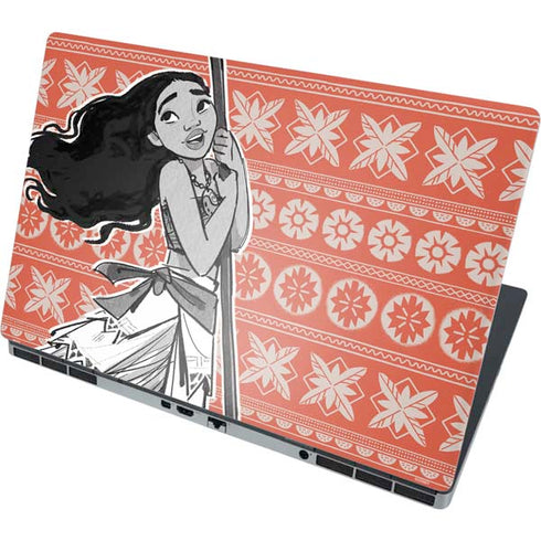 Disney Moana Character Tropical Print Art Dell Precision Skin
