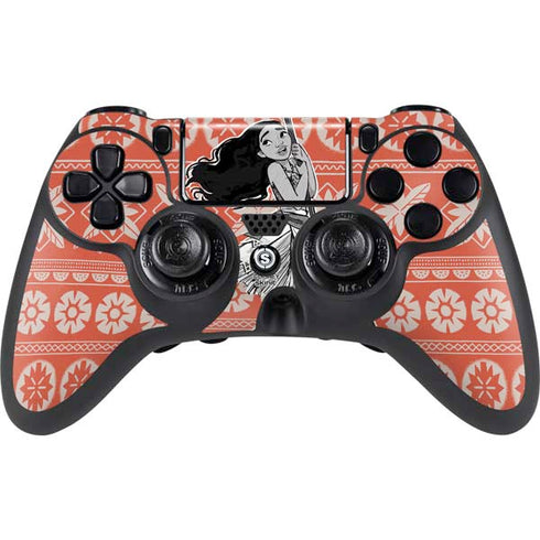Disney Princess Moana Character Tropical Print Art PlayStation PS4 Skins