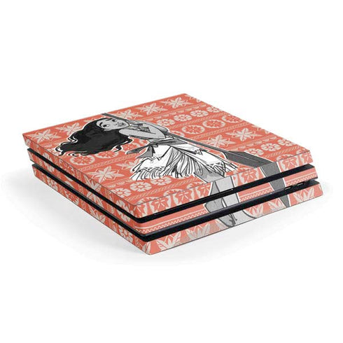 Disney Princess Moana Character Tropical Print Art PlayStation PS4 Skins