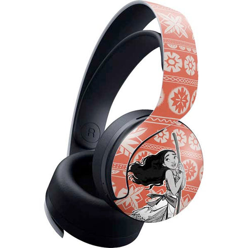 Disney Princess Moana Character Tropical Print Art PlayStation PS5 Skins