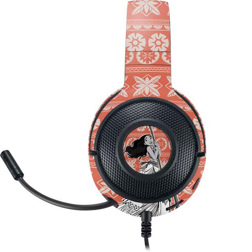 Disney Moana Character Tropical Print Art Razer Kraken X Skin