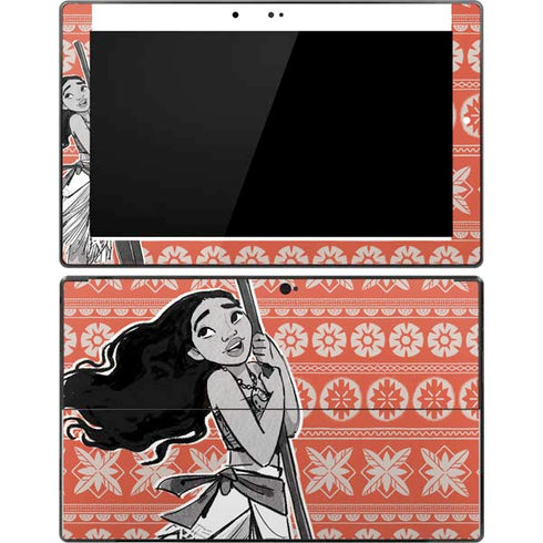 Disney Moana Character Tropical Print Art Surface Pro Tablet Skin