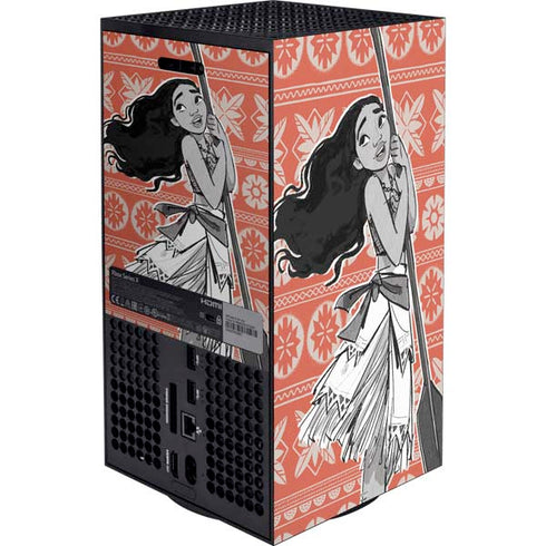 Disney Princess Moana Character Tropical Print Art XBox Series X Digital Edition Bundle Skin