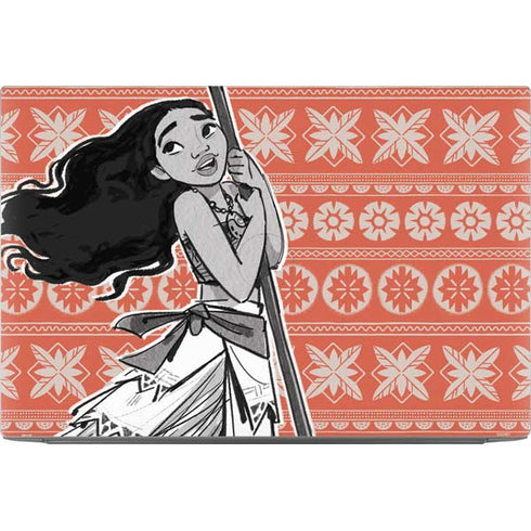 Disney Princess Moana Character Tropical Print Art Dell XPS Skin