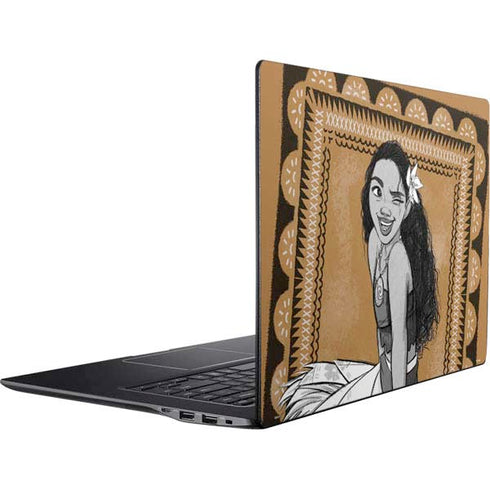 Disney Moana Winking Art Ativ Book 9 (15.6in 2014) Skin