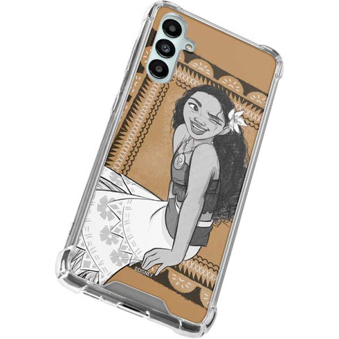 Disney Princess Moana Winking Art Gabb Phone 4 Clear Case