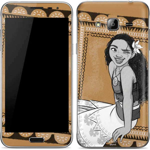Disney Moana Winking Art Galaxy J3 Skin